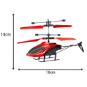 Helikopter dron sterowany pilotem - czerwony