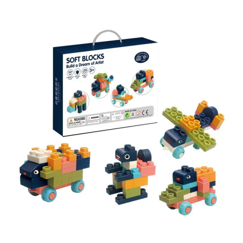 Klocki soft 45 elementów