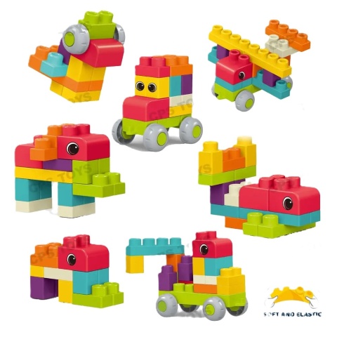 Klocki builder soft 47 elementów