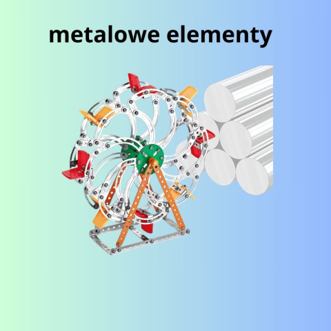 Metalowy model konstrukcyjny karuzela