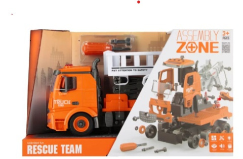 Ciężarówka DIY z efektami dźwiękowymi i świetlnymi