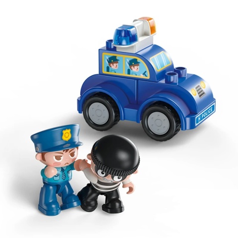 Klocki policja 63 elementy