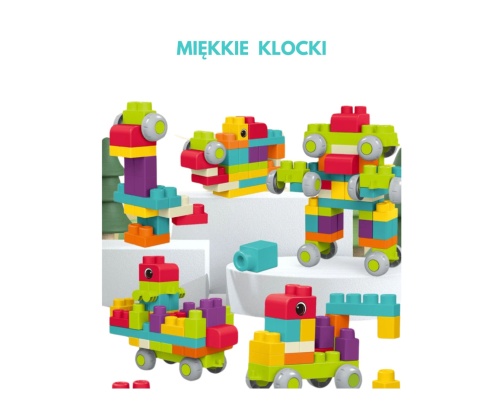 Klocki builder soft 47 elementów