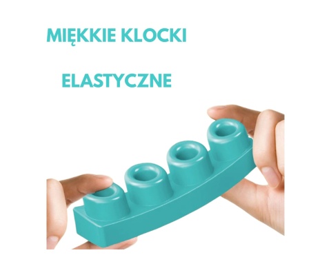 Klocki soft 62 elementów